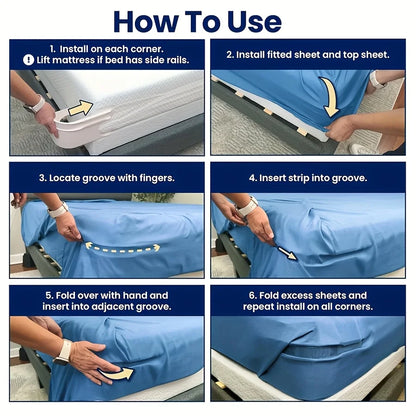 Premium Non-Slip Sheet Straps™